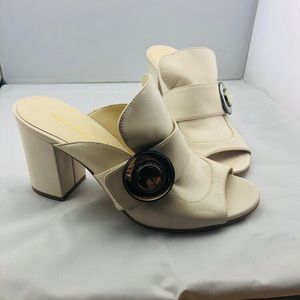 Vintage Style Open Toe Heels